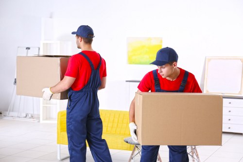 Local removals team handling a home move in St Johns Wood