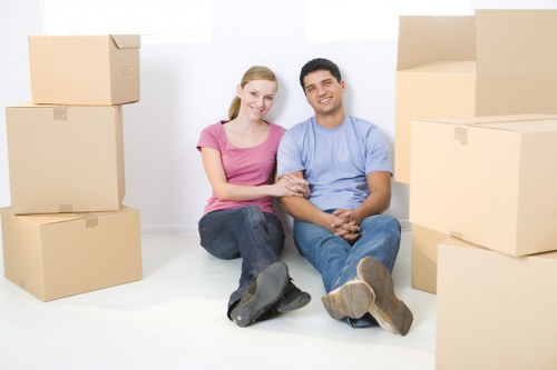 House removalists assisting with a home move in St Johns Wood