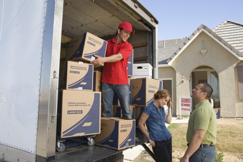 Professional packing materials and boxes for a local relocation