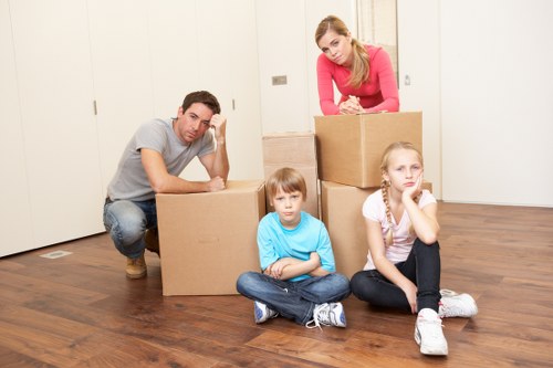 Careful transport of student belongings from a local flat
